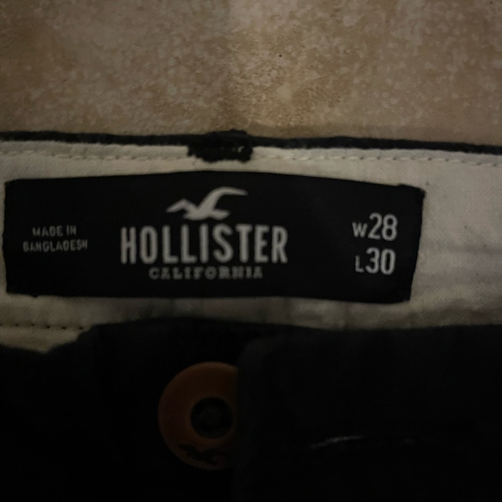 28x30 skinny black chinos from Hollister